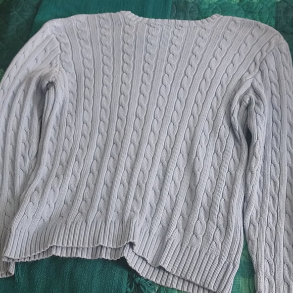 Ralph Lauren Powder Blue Pullover Sweater Sz M - Picture 4 of 5